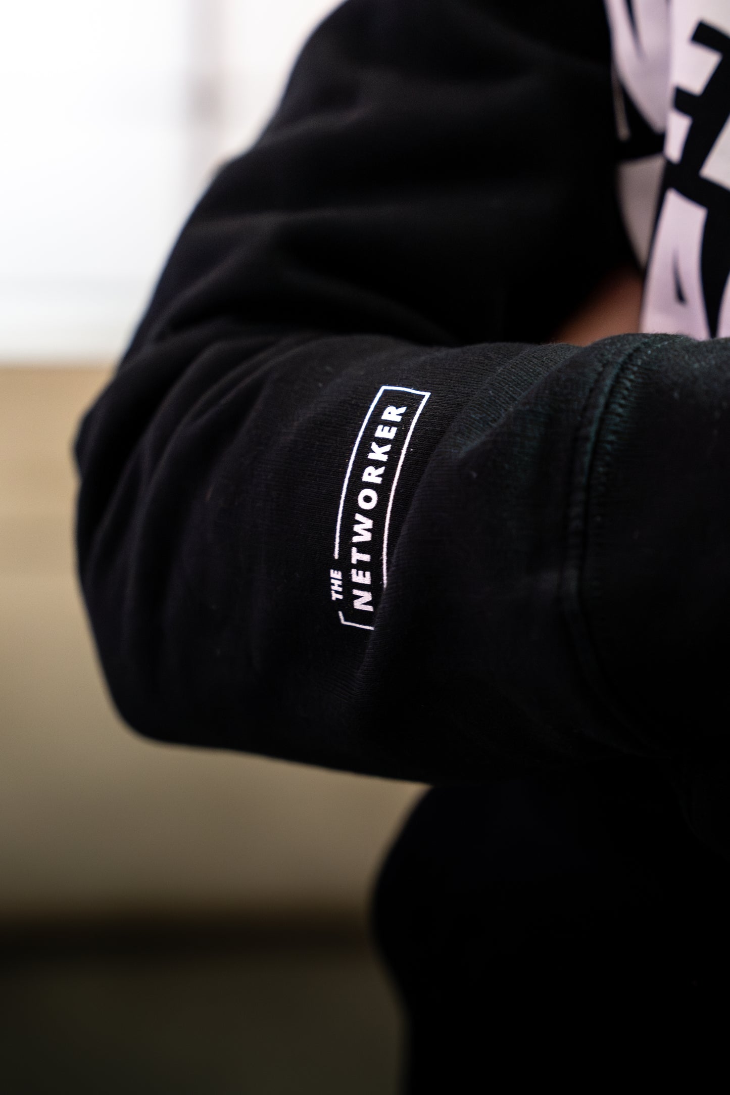 JUST DO NETWORK MARKETING.  Hoodie in schwarz