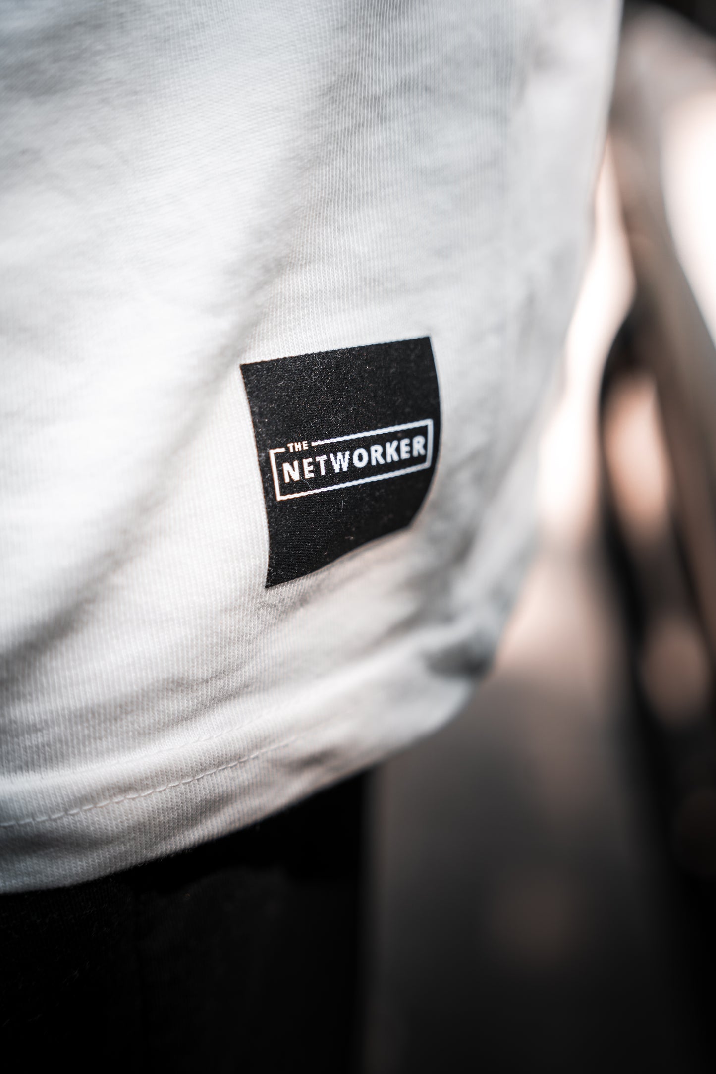 Oversize T-Shirt  THE NETWORKER in off-white