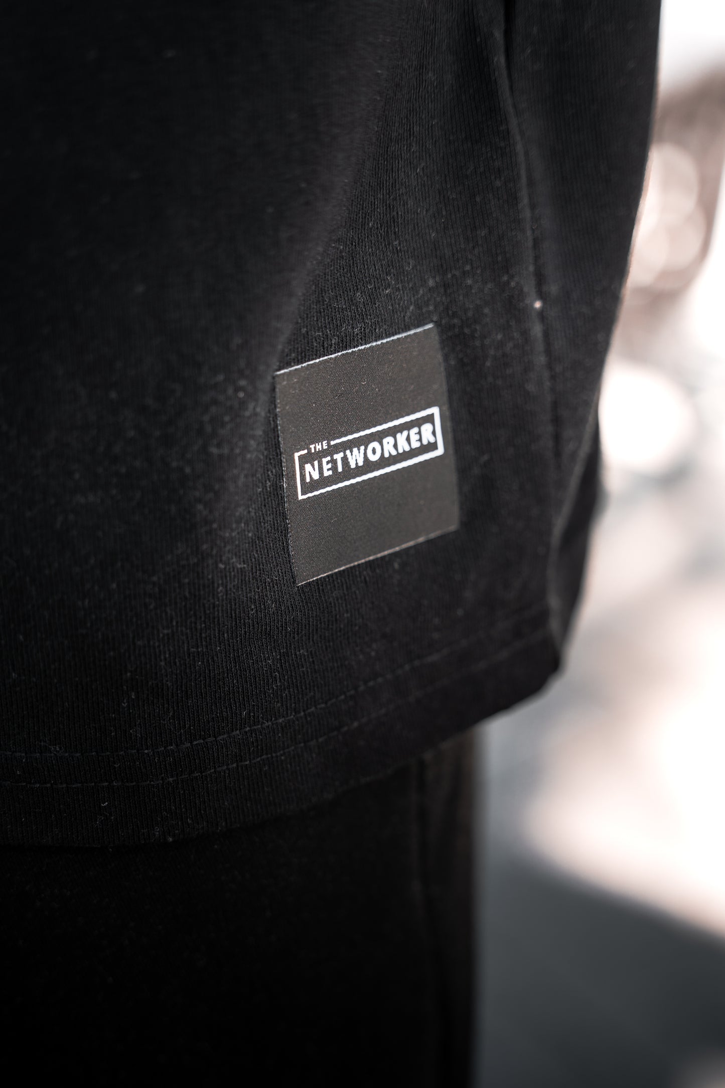 Oversize T-Shirt  THE NETWORKER in schwarz